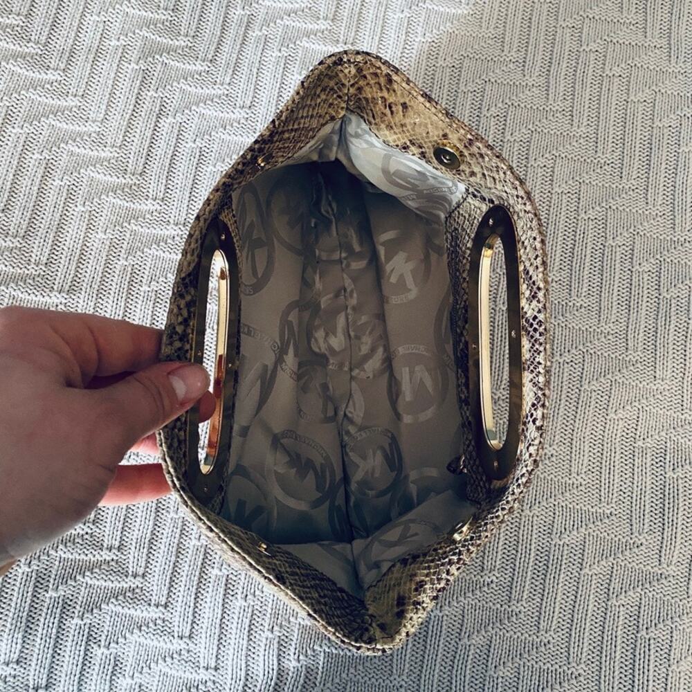 Michael Kors Python Clutch Purse - image 6
